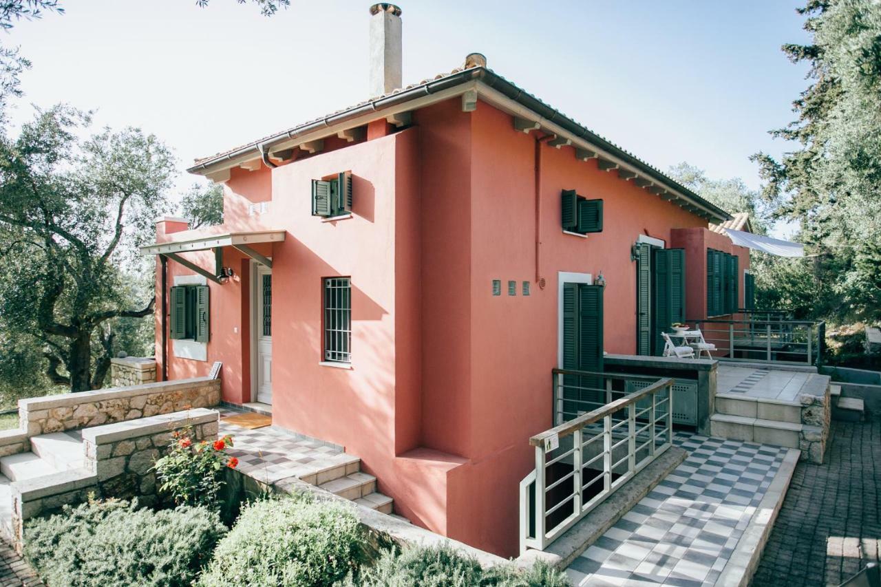 Вилла La Casa Rossa Айос-Никитас Экстерьер фото