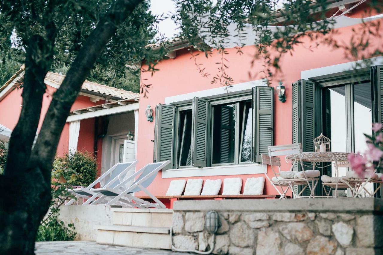 Вилла La Casa Rossa Айос-Никитас Экстерьер фото