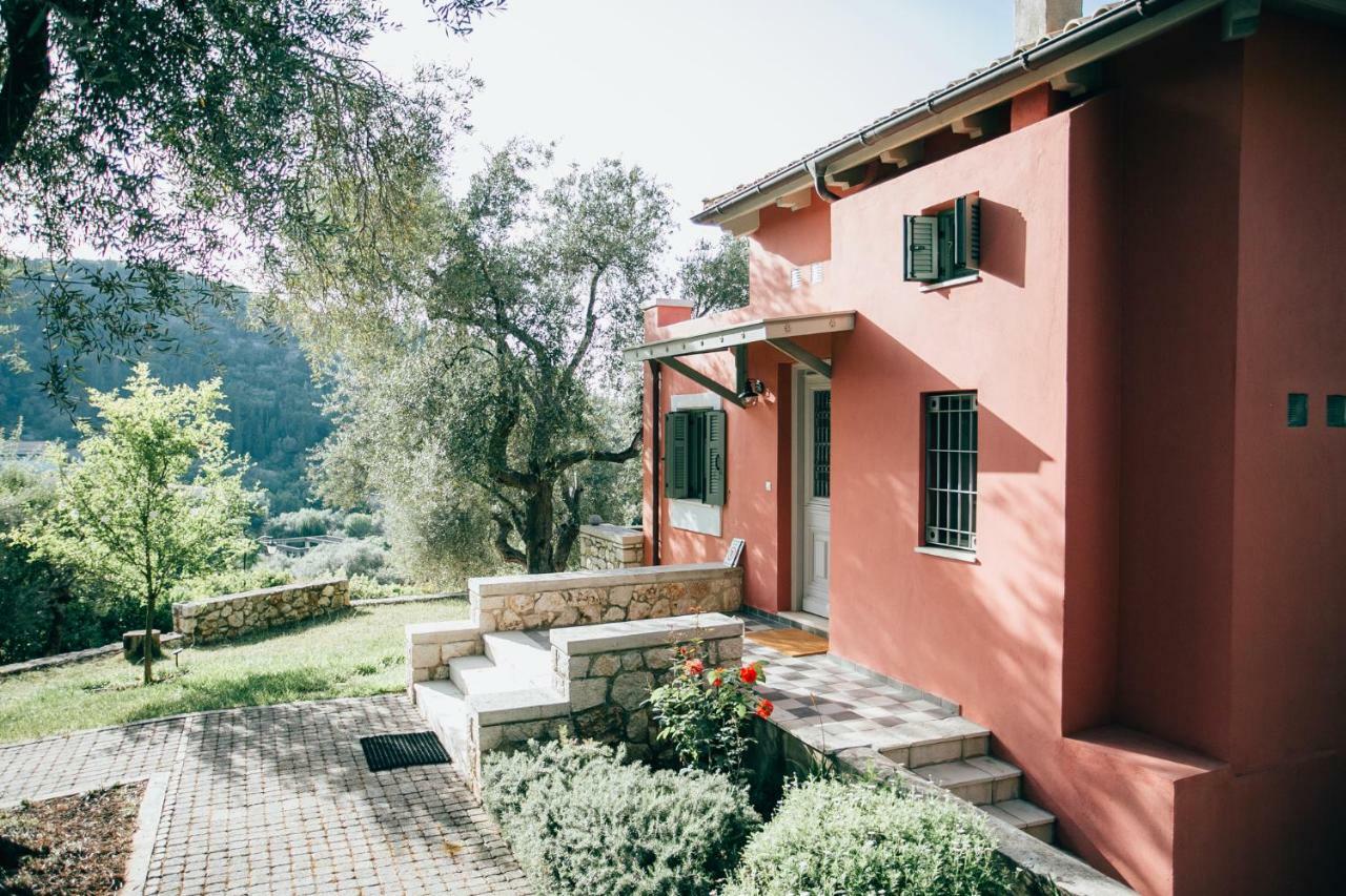 Вилла La Casa Rossa Айос-Никитас Экстерьер фото